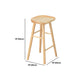 Modern Solid Wood Counter Stools Backless Contoured Seat Bar Stool for Shop Clearhalo 'Bar Furniture' 'Bar Stools' 'bar_stools' 'furn' 'furn_bar_stools' 'Furniture' 'Kitchen & Dining Furniture' 5356658