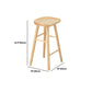 Modern Solid Wood Counter Stools Backless Contoured Seat Bar Stool for Shop Clearhalo 'Bar Furniture' 'Bar Stools' 'bar_stools' 'furn' 'furn_bar_stools' 'Furniture' 'Kitchen & Dining Furniture' 5356660