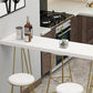 Traditionele luxe bartafelset 1/3/5-delige toonbankset met metalen voet