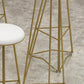 Traditionele luxe bartafelset 1/3/5-delige toonbankset met metalen voet