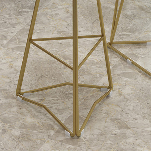 Traditionele luxe bartafelset 1/3/5-delige toonbankset met metalen voet