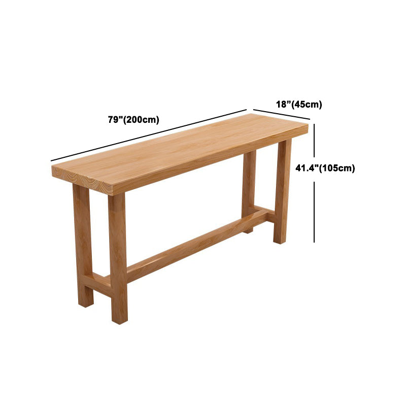 1/5/6/11 pezzi da bar moderno set da tavolo rettangolo pino set da parte superiore con poggiapiedi