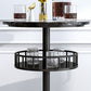 1/2/3 stuk marmeren bar pubtafel set matte afwerking glam bark ontlasting en tafelset