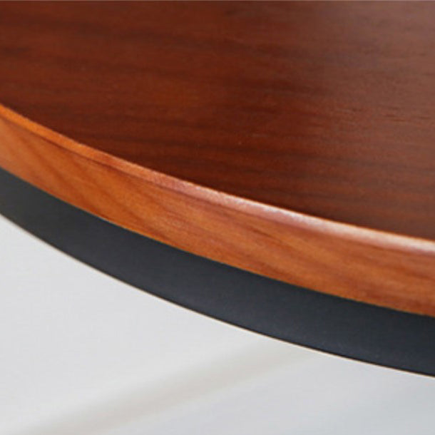 Tavolo da bar in legno solido rotondo industriale set 1/2/5 pezzi con sgabelli alti