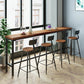 Industrial Rectangle Solid Wood Bar Table Set 1/3/4/5/9 Pieces Counter Table with Stools Clearhalo 'Bar Furniture' 'furn' 'furn_home_bar_bar_sets' 'Furniture' 'Home Bars & Bar Sets' 'home_bar_bar_sets' 'Kitchen & Dining Furniture' 5356977