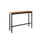 Industrial Rectangle Solid Wood Bar Table Set 1/3/4/5/9 Pieces Counter Table with Stools Brown 55"L x 16"W Clearhalo 'Bar Furniture' 'furn' 'furn_home_bar_bar_sets' 'Furniture' 'Home Bars & Bar Sets' 'home_bar_bar_sets' 'Kitchen & Dining Furniture' 5356983