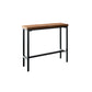 Industrial Rectangle Solid Wood Bar Table Set 1/3/4/5/9 Pieces Counter Table with Stools Brown 47"L x 16"W Clearhalo 'Bar Furniture' 'furn' 'furn_home_bar_bar_sets' 'Furniture' 'Home Bars & Bar Sets' 'home_bar_bar_sets' 'Kitchen & Dining Furniture' 5356986