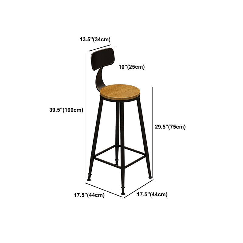 Industriale 1/611 pezzi tavolo da bar set rettangolo tavolino in legno con sgabelli alti
