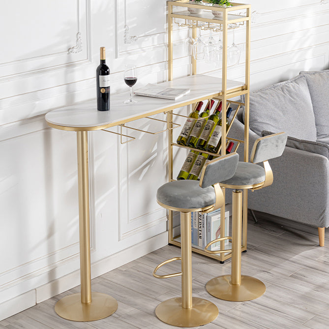 Sgabello da barretto regolabile da 1/3 pezzo e set di tavolo set di barra di finitura in pietra sinterizzata