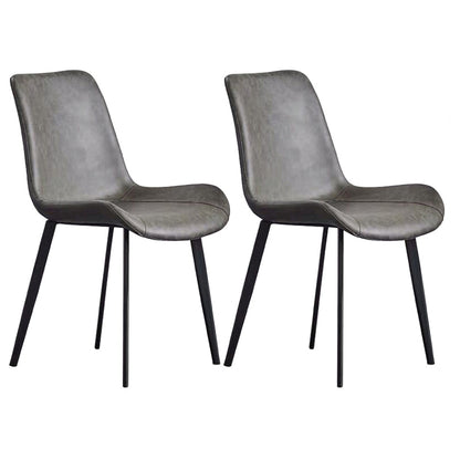 Modern Style Sintered Stone Rectangle Table Set 1/2/5/7 Pieces Dining Set 2 Grey Chairs Clearhalo 'Dining Room Sets' 'Dining Tables & Seating' 'dining_room_set' 'furn' 'furn_dining_room_set' 'Furniture' 'Kitchen & Dining Furniture' 5357130