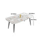 Modern Style Sintered Stone Rectangle Table Set 1/2/5/7 Pieces Dining Set Clearhalo 'Dining Room Sets' 'Dining Tables & Seating' 'dining_room_set' 'furn' 'furn_dining_room_set' 'Furniture' 'Kitchen & Dining Furniture' 5357143