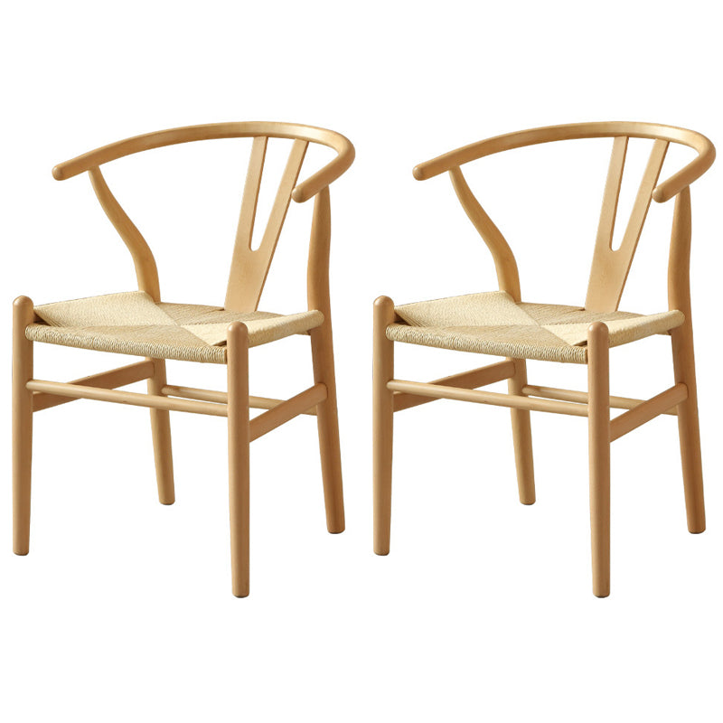 Minimalistische ronde eettafelset 1/2/3/4/5/7-delige grenen dinetteset