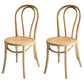 Minimalistische ronde eettafelset 1/2/3/4/5/7-delige grenen dinetteset
