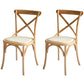 Minimalistische ronde eettafelset 1/2/3/4/5/7-delige grenen dinetteset