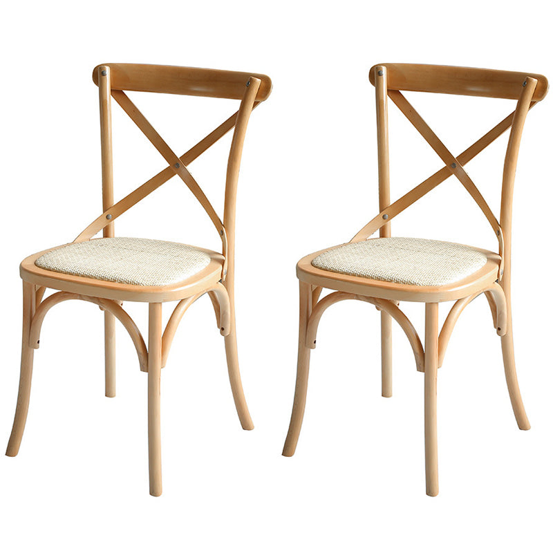 Minimalistische ronde eettafelset 1/2/3/4/5/7-delige grenen dinetteset