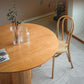 Minimalistische ronde eettafelset 1/2/3/4/5/7-delige grenen dinetteset
