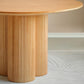 Minimalistische ronde eettafelset 1/2/3/4/5/7-delige grenen dinetteset