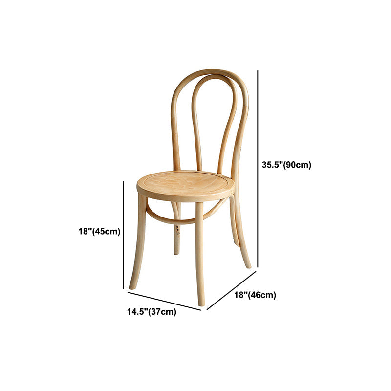 Minimalistische ronde eettafelset 1/2/3/4/5/7-delige grenen dinetteset