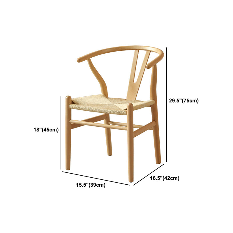 Minimalistische ronde eettafelset 1/2/3/4/5/7-delige grenen dinetteset