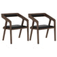 Traditional Wood Dinette Set 1/2/5/7 Pieces Rectangle Table Set for Dining Room 2 Wood Chairs Clearhalo 'Dining Room Sets' 'Dining Tables & Seating' 'dining_room_set' 'furn' 'furn_dining_room_set' 'Furniture' 'Kitchen & Dining Furniture' 5357176