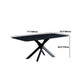 Modern Sintered Stone Rectangle Table Set 1/2/5/7 Pieces Dining Set