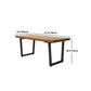 Industrial Solid Wood Dining Table Set 1/2/5 Pieces Rectangle Dining Set