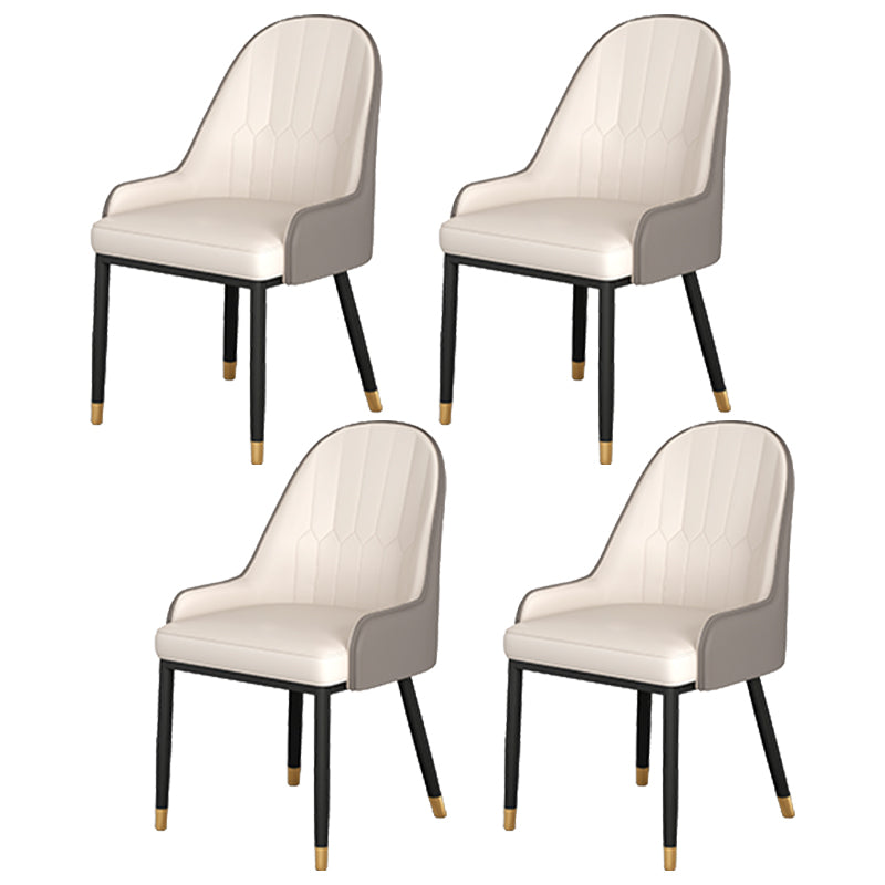 Moderne Rechteck Esstisch Set 1/4/5 Stück weißer Stein esissen