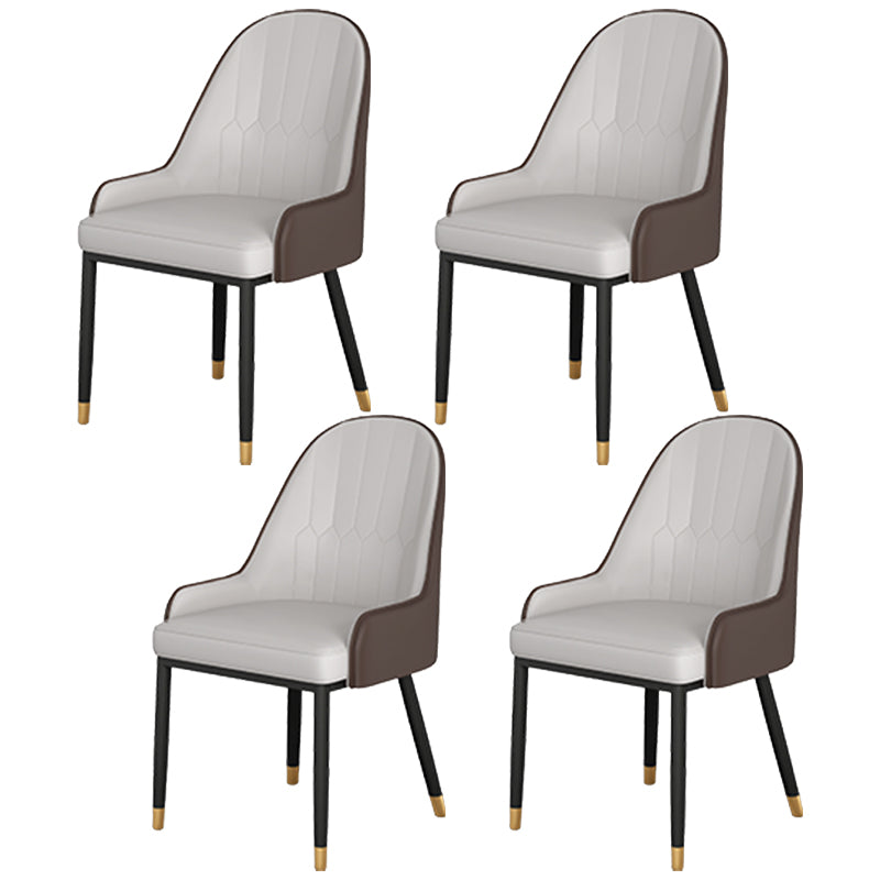 Moderne Rechteck Esstisch Set 1/4/5 Stück weißer Stein esissen