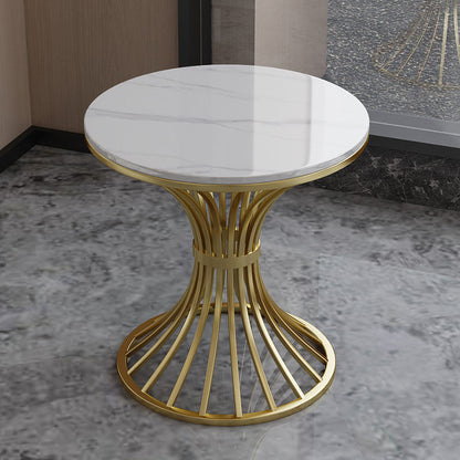 Table traditionnelle de luxe rond de luxe rond table en pierre pour la cuisine