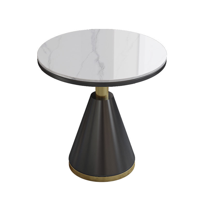 Table traditionnelle de luxe rond de luxe rond table en pierre pour la cuisine