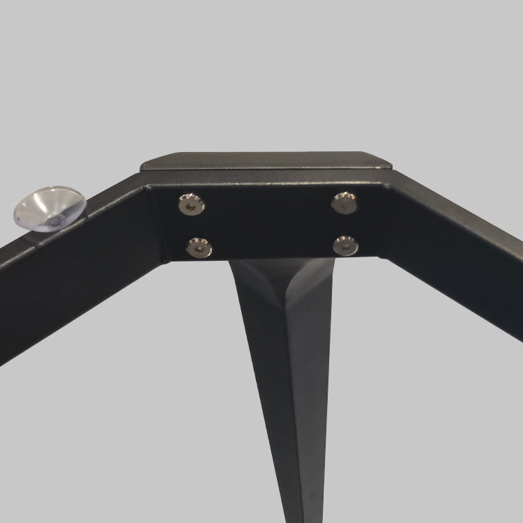 Rechthoekige gesinterde stenen eettafel Modern meubels met 4 zwarte benen