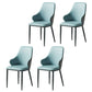 Modern Wingback Dining Arm Chair Upholstered Leather Dining Chair