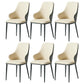 Modern Wingback Dining Arm Chair Upholstered Leather Dining Chair
