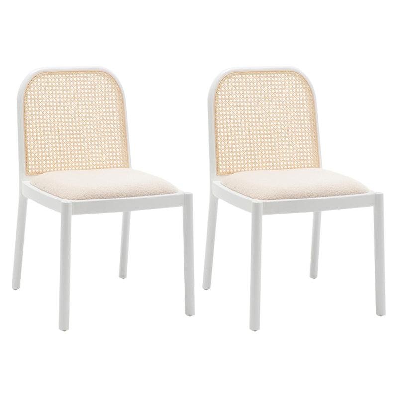 Sedia da pranzo imbottita tradizionale sedia in legno massiccio