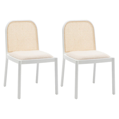 Sedia da pranzo imbottita tradizionale sedia in legno massiccio