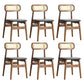 Traditional Solid Wood Side Chair Upholstered Side Chair for Kitchen Black 6 Piece Set Clearhalo 'Dining Chairs' 'Dining Tables & Seating' 'dining_chair' 'furn' 'furn_dining_chair' 'Furniture' 'Kitchen & Dining Furniture' 5357843