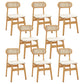 Traditional Solid Wood Side Chair Upholstered Side Chair for Kitchen White 8 Piece Set Clearhalo 'Dining Chairs' 'Dining Tables & Seating' 'dining_chair' 'furn' 'furn_dining_chair' 'Furniture' 'Kitchen & Dining Furniture' 5357852