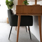 Modern Faux Leather Dining Chair Parsons Chair in Matte Finish for Home