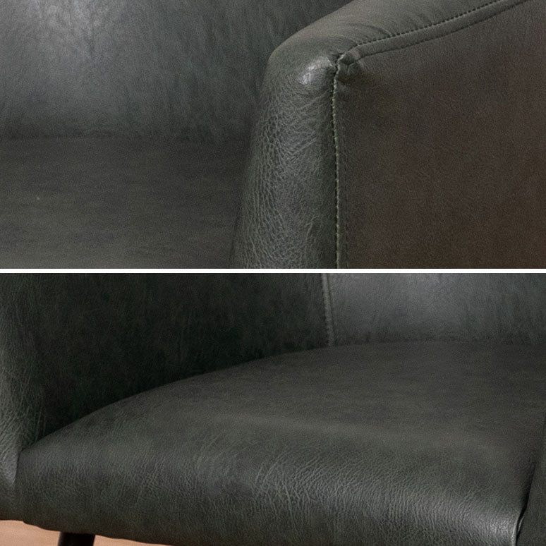 Modern Faux Leather Dining Chair Parsons Chair in Matte Finish for Home