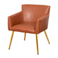 Modern Faux Leather Dining Chair Parsons Chair in Matte Finish for Home