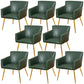 Modern Faux Leather Dining Chair Parsons Chair in Matte Finish for Home