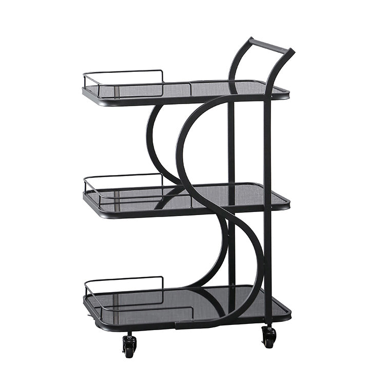 Rolling Contemporary Style Prep Table Metal Prep Table for Restaurant