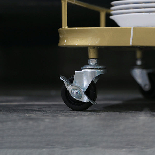 Rolling Contemporary Style Prep Table Metal Prep Table for Restaurant