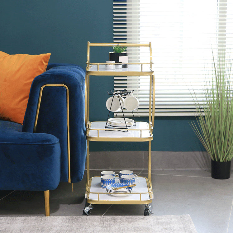 Rolling Contemporary Style Prep Table Metal Prep Table for Restaurant