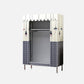 Moderner Kleiderschrank Armoire Aluminiumlegierung Rahmen Kleiderschrank für Zuhause