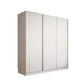 White Modern Style Wardrobe Cabinet Engineered Wood Wardrobe with Clothing Rod Clearhalo 'Armoires & Wardrobes' 'armoires_wardrobes' 'Bedroom Furniture' 'furn' 'furn_armoires_wardrobes' 'Furniture' 5358436