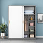 Modern Style Home Wardrobe Armoire Beech Wood and Engineered Wood Storage Wardrobe Cabinet