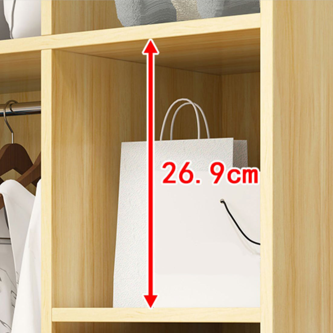 Eigentijdse stijl garderobe houten garderobe kast voor slaapkamer