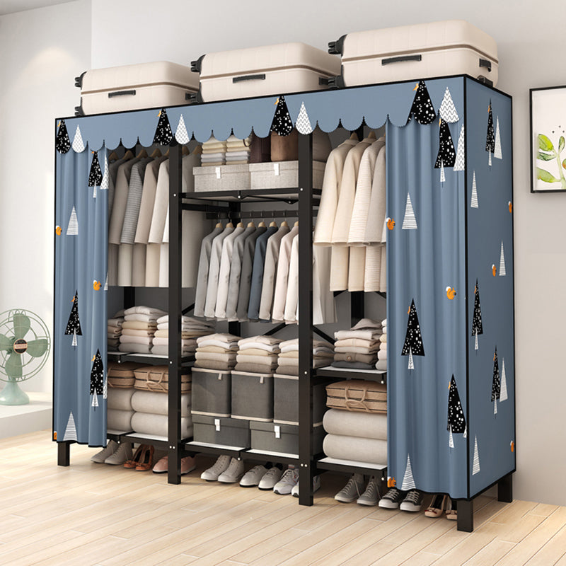 Armadio a cornice in acciaio inossidabile Armata moderno moderno armadio per il guardaroba con bordo di abbigliamento