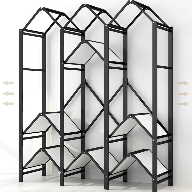 Armadio a cornice in acciaio inossidabile Armata moderno moderno armadio per il guardaroba con bordo di abbigliamento